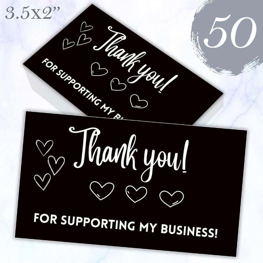 50 Thank you Cards